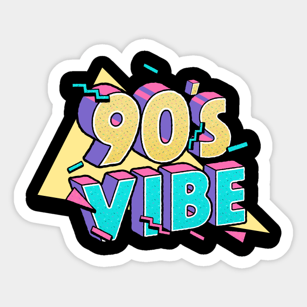 90s Vibe Sticker by tcbromo